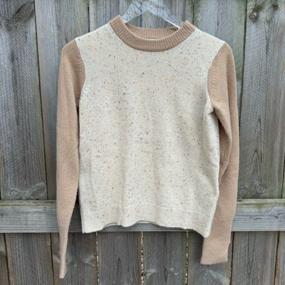 3.1 Phillip Lim Sweater Colorblock Cashmere Crew Knit Minimalist Versatile XS
